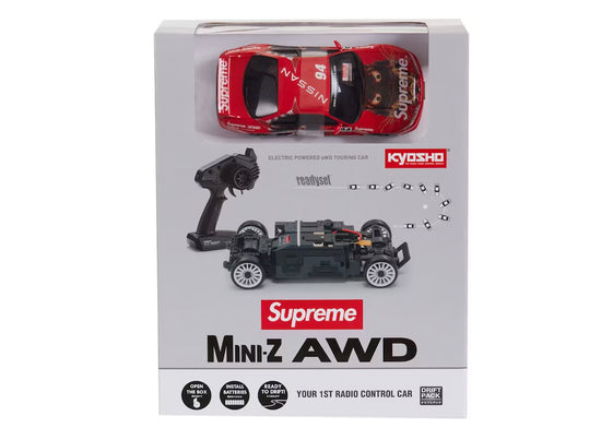 Supreme Kyosho Mini-Z Nissan Skyline Nismo R33 RC Readyset (Red)