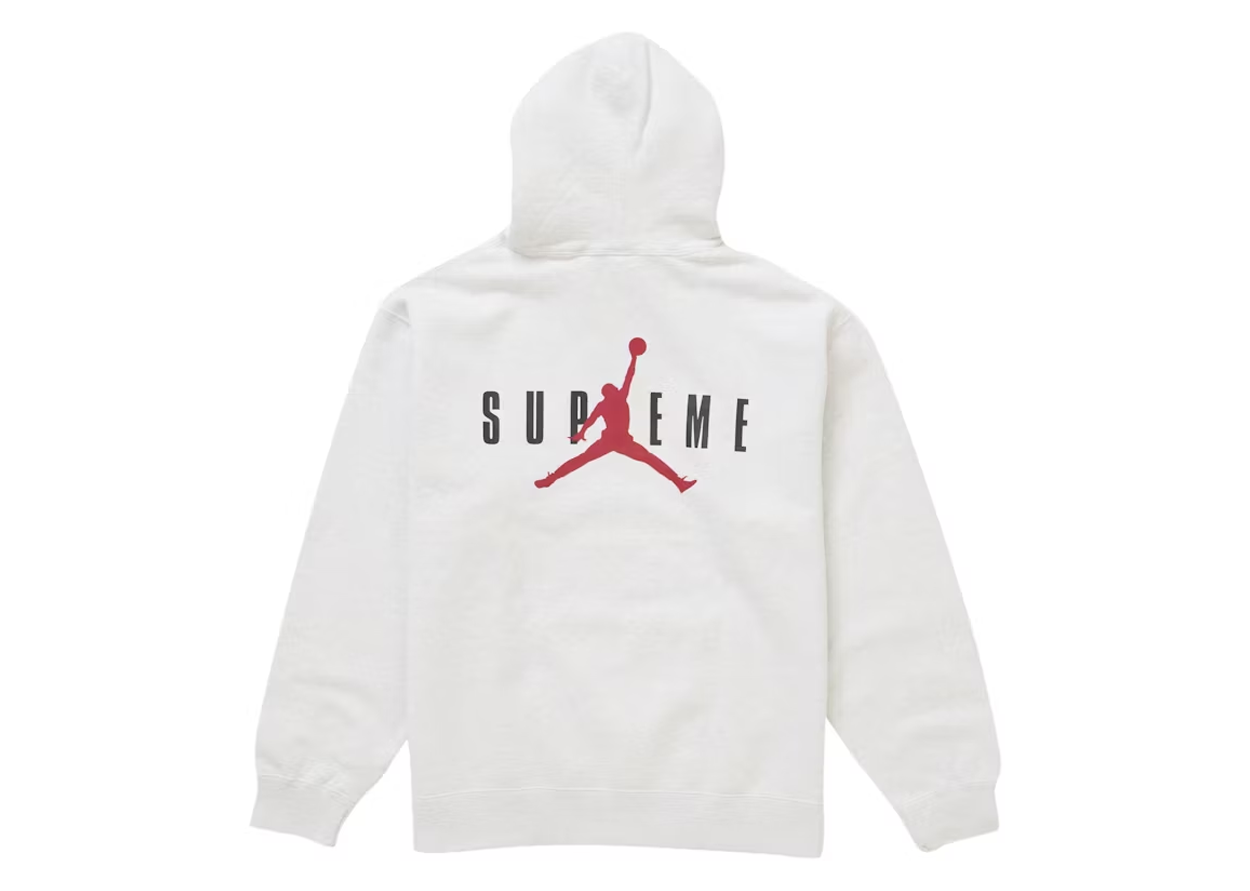 Supreme x Air Jordan Hoodie (Ash Grey)